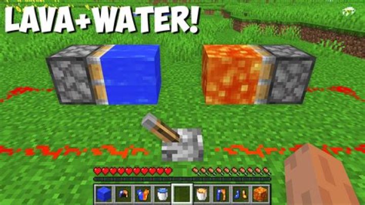 What happens if you throw water on lava?