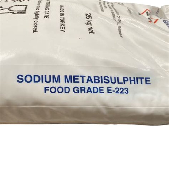 What happens when you eat sodium metabisulfite?