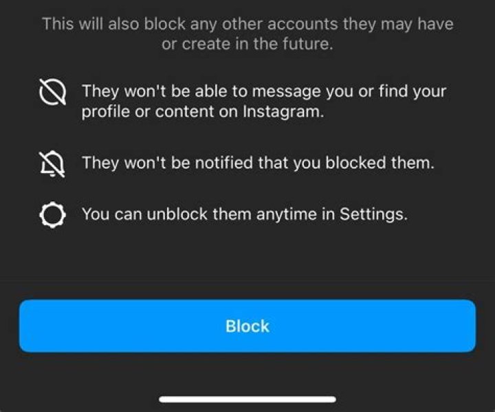 What happens when you get blocked on Instagram?