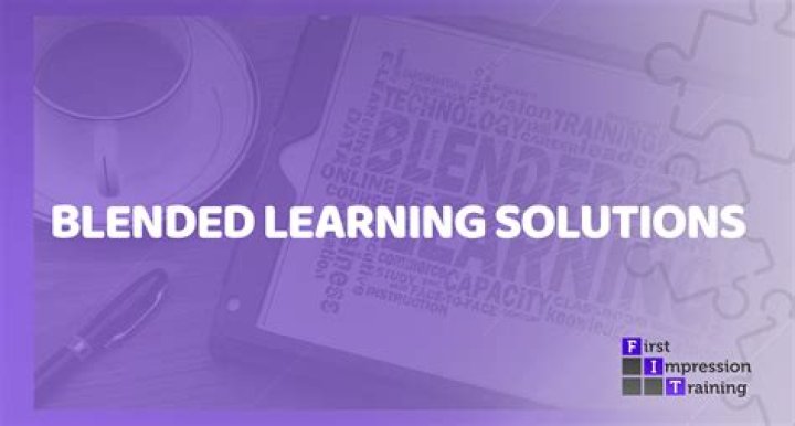What is a blended learning solution?