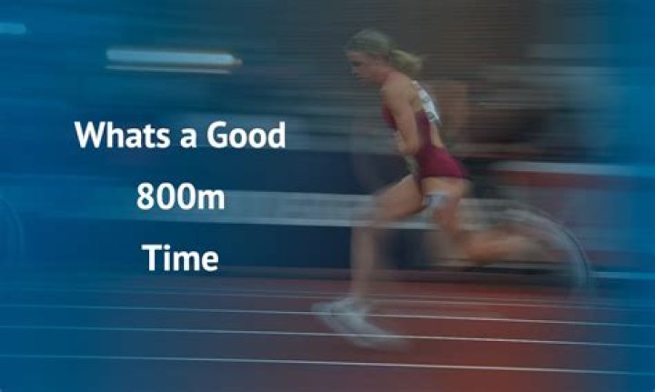 What is a good 800-meter time for high school boy?