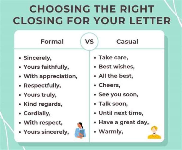 What is a good signature closing?