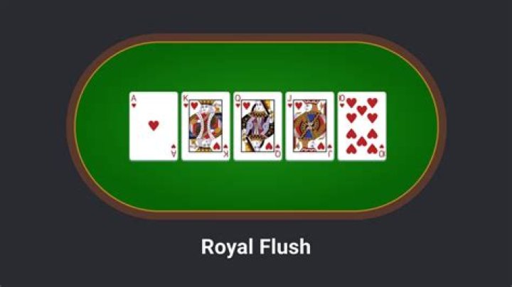 What is a royal flush in poker?