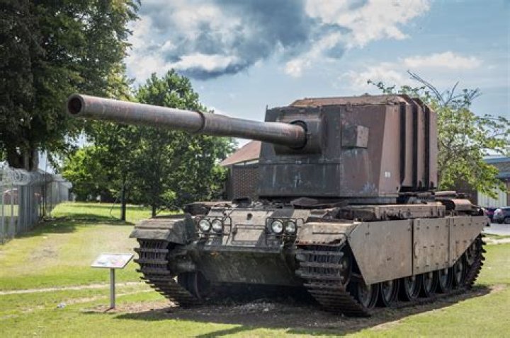 What is a tank round made of?