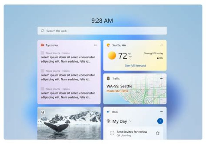 What is a widget and what does it do?