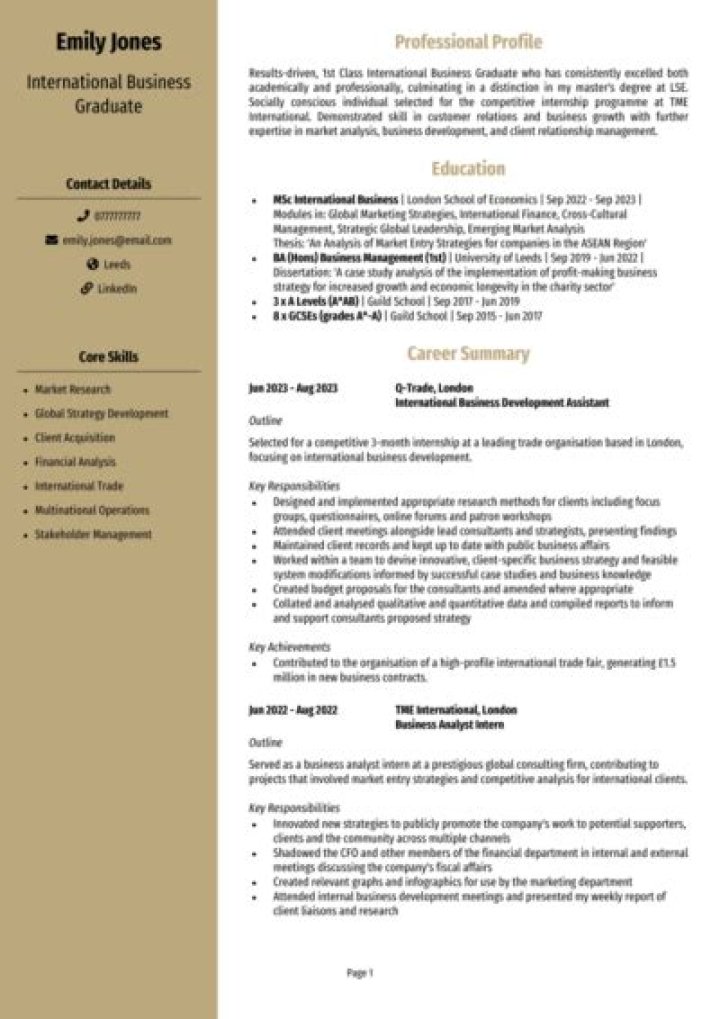 What is an example of international business?