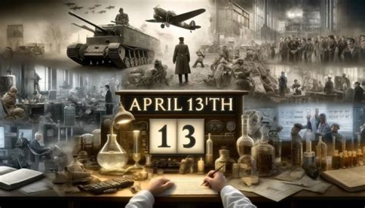 What is April 13th famous for?