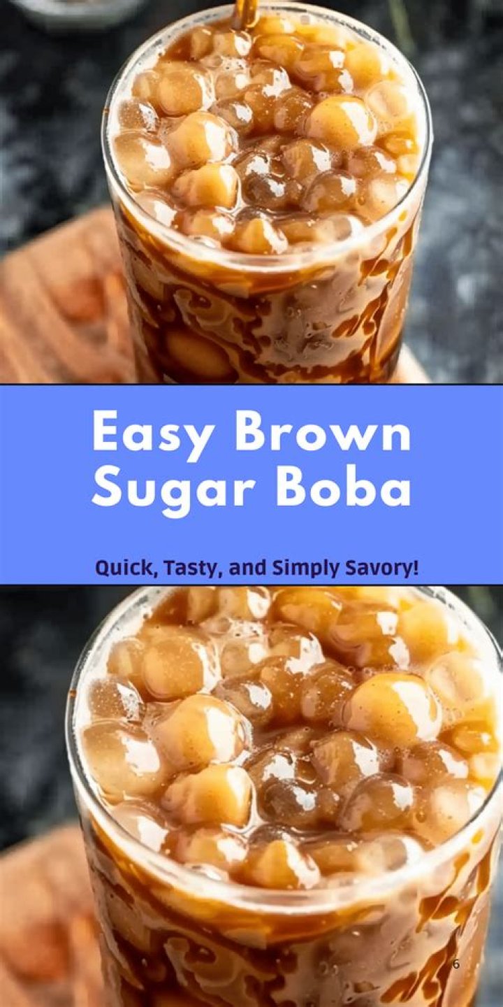 What is brown sugar boba?