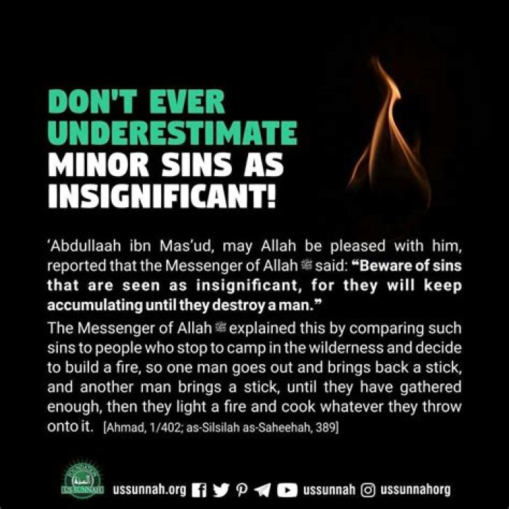 What is considered a sin?