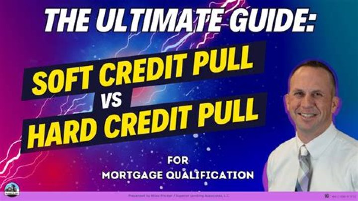 What is considered a soft credit pull?
