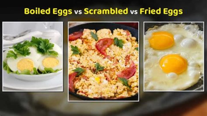 What is healthier fried eggs or scrambled?
