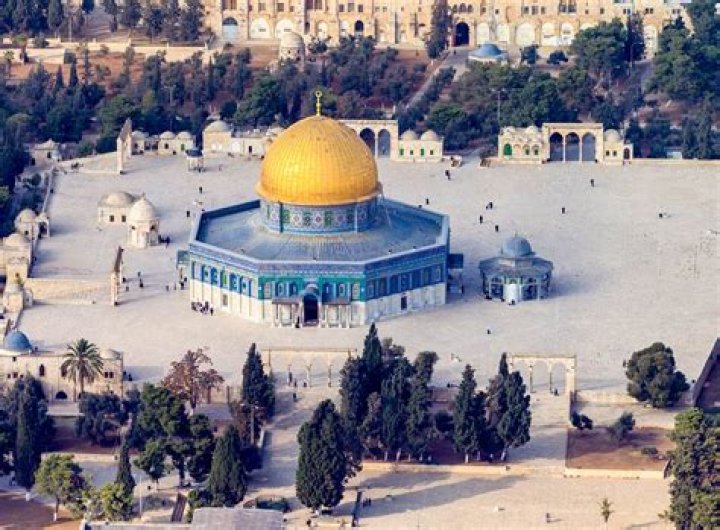 What is on the Temple Mount now?