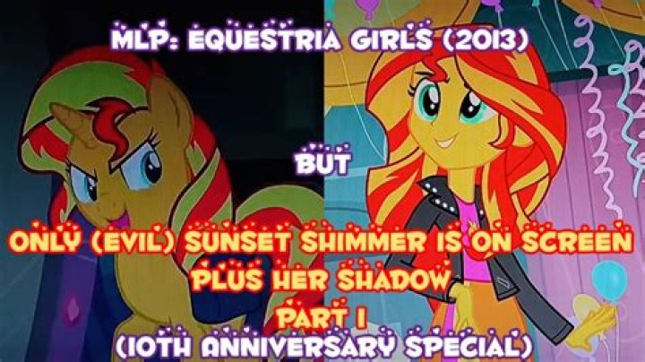 What is Sunset Shimmer's evil name?