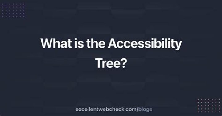 What is the accessibility tree?