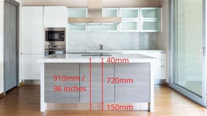 What is the best height of kitchen platform?