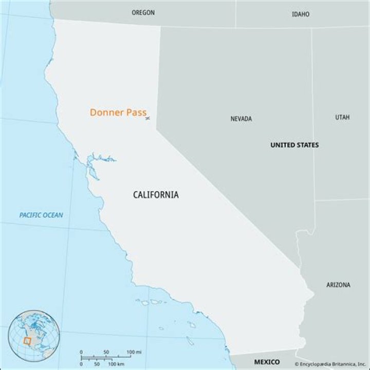What is the elevation of Donner Pass?