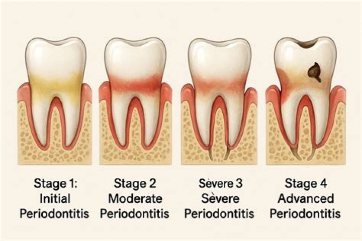 What is the first stage of periodontal disease?