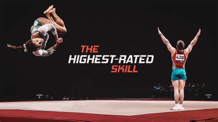 What is the hardest skill in gymnastics?