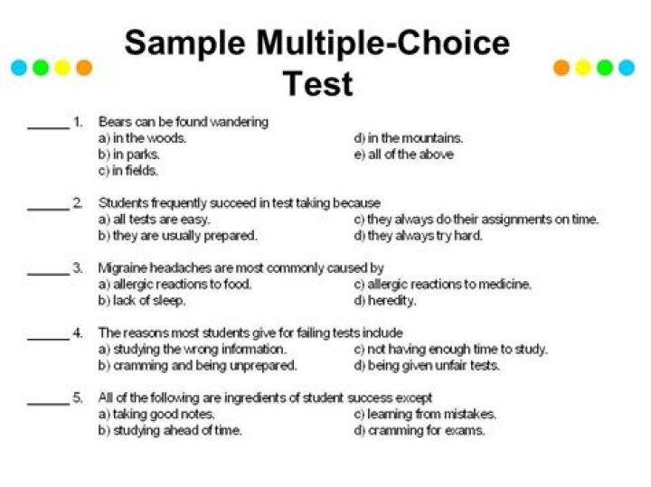 What is the most common answer on multiple-choice tests?
