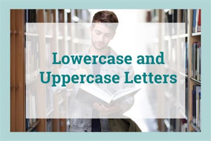 What is uppercase and lowercase in typing?
