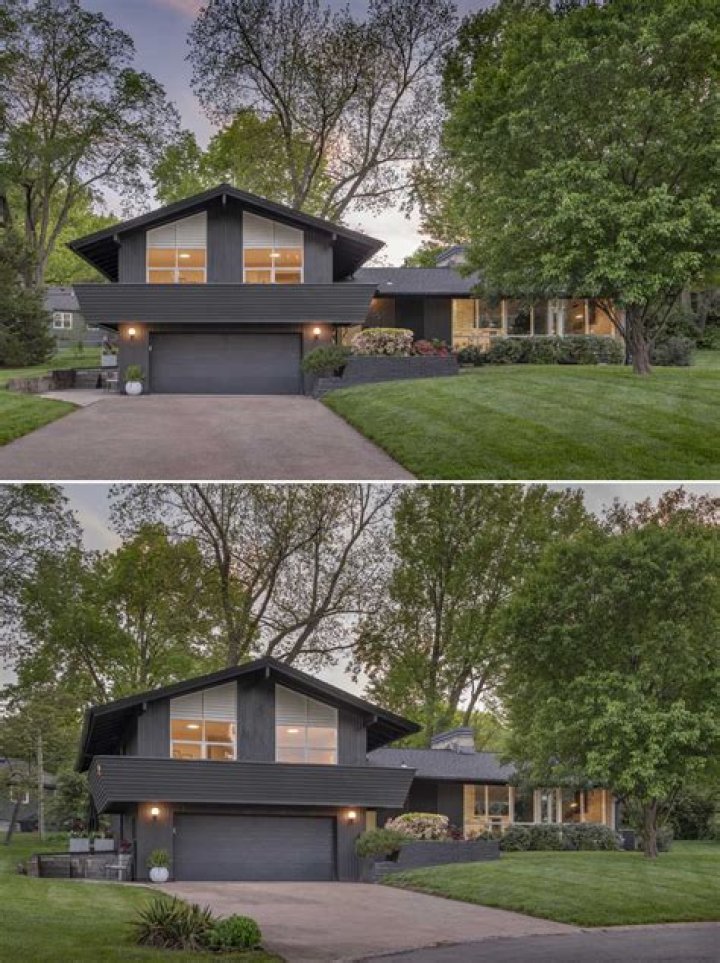 What makes a house look modern?