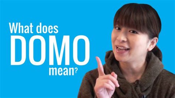 What means Domo?