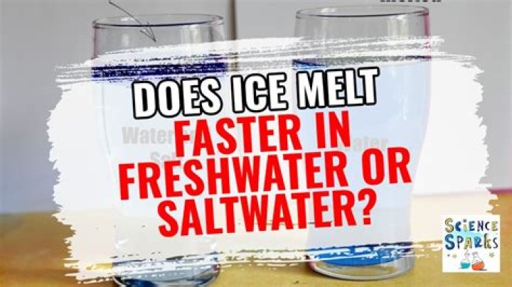 What melts ice faster salt or sand?