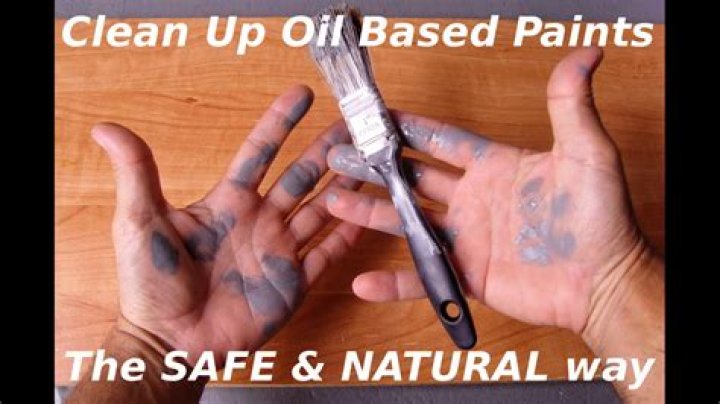 What removes oil-based paint?