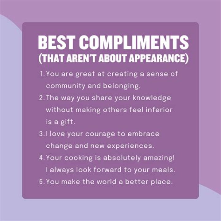 What to say to return a compliment?