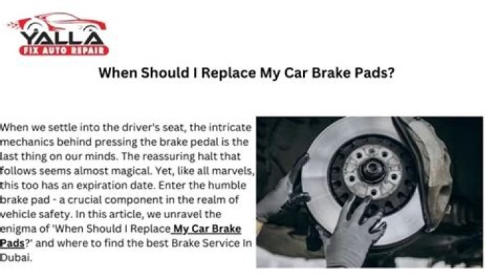 When should I replace my car?