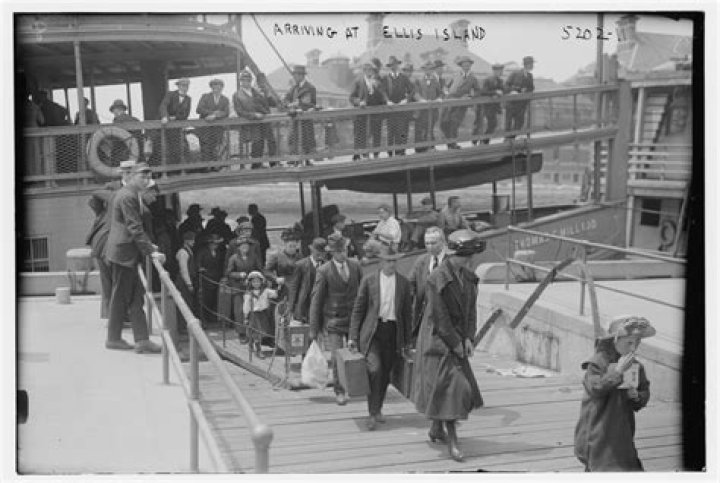 Where did immigrants go before Ellis Island?