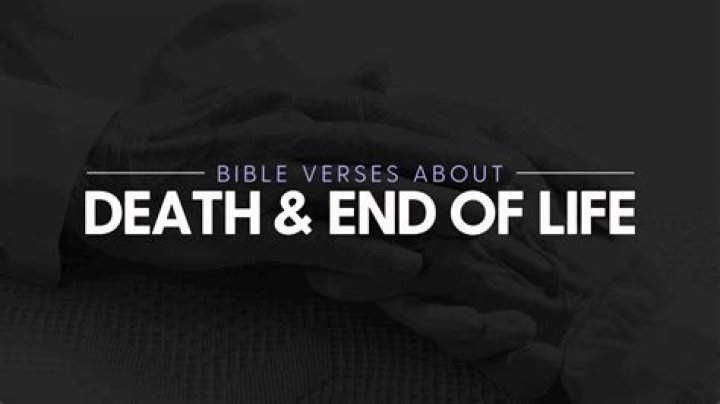 Where do we go after death Bible verse?