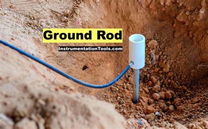 Where does the ground rod wire go?