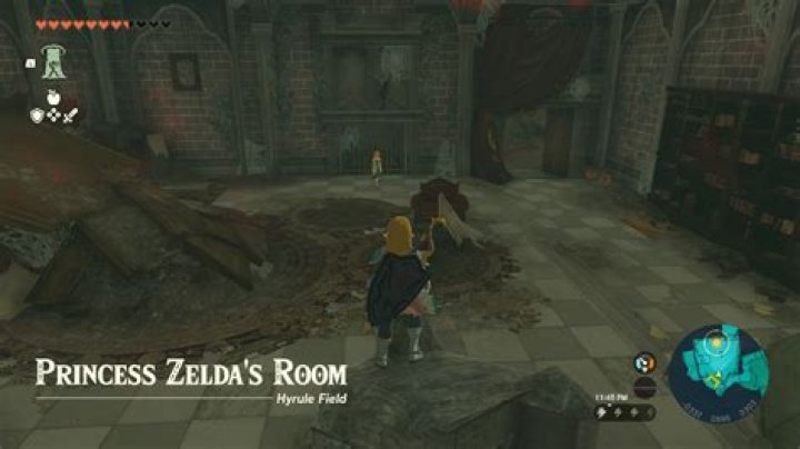 Where is Princess Zelda's room Botw?