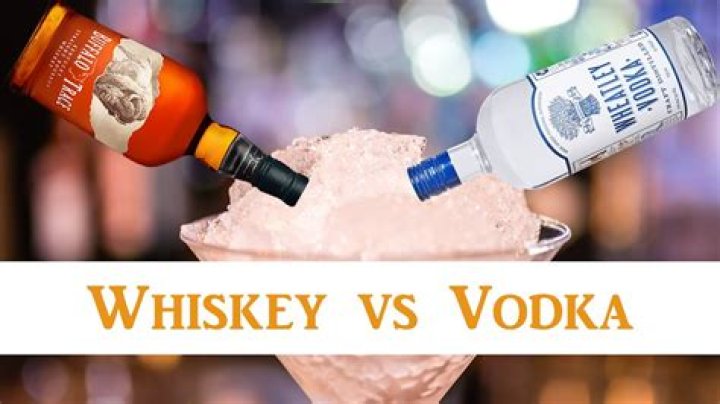 Which is healthier to drink vodka or whiskey?