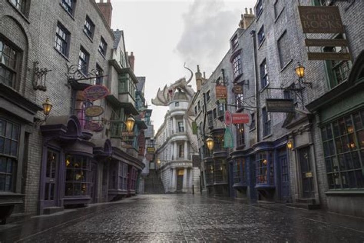 Which park has Diagon Alley?