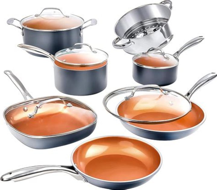 Which plastic is used for non stick coating on cookware PVC melamine polythene Teflon?