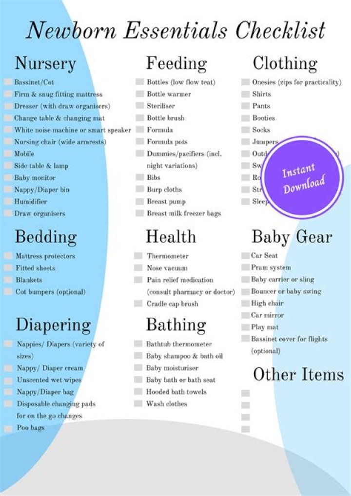 Which products are best for newborn baby?