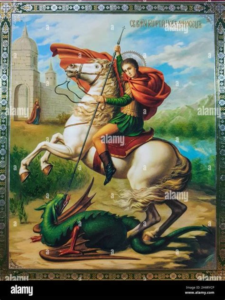 Which saint killed a dragon?
