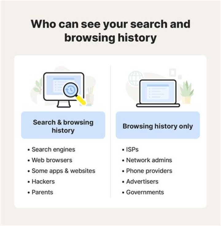 Who can see my search history?