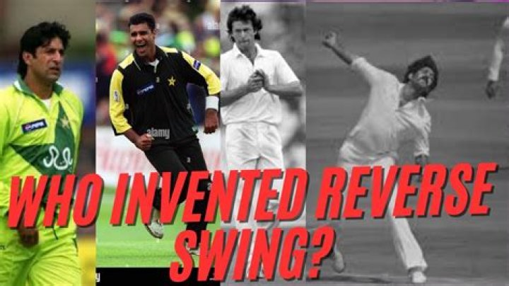 Who invented reverse swing in cricket?