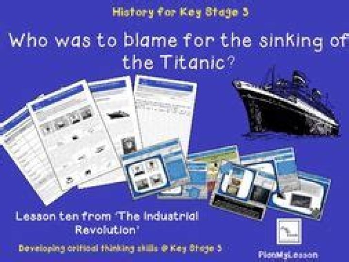 Who is to blame for the Titanic sinking?