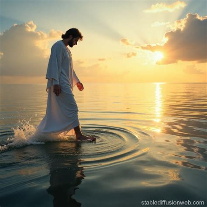 Who walked on water?