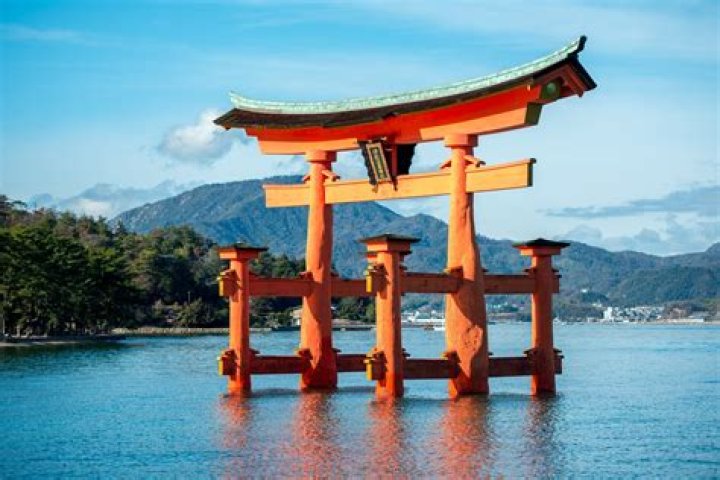 Why are torii gates in water?