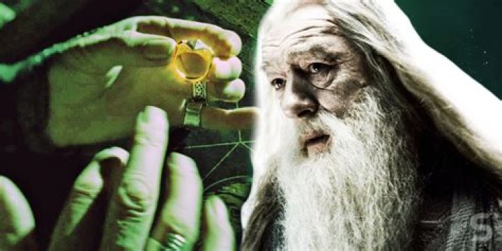 Why did Dumbledore's necklace break?