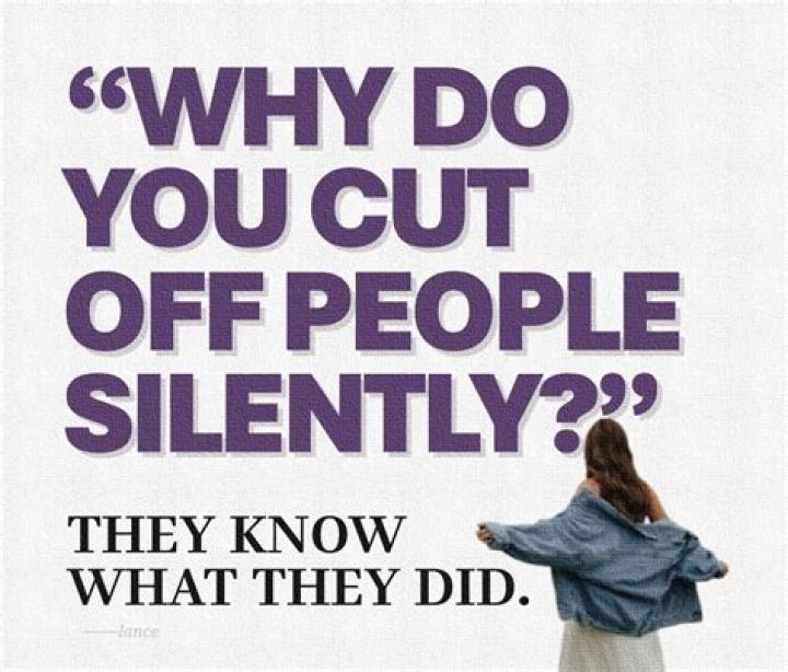 Why do friends cut you off?