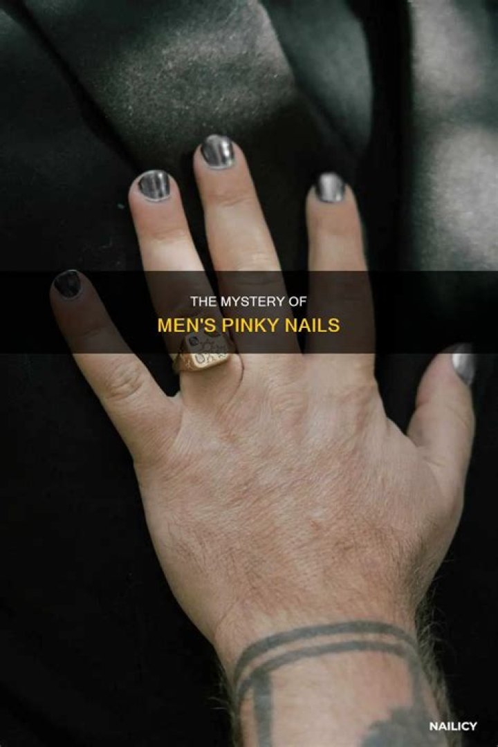Why do guys not cut their pinky nails?