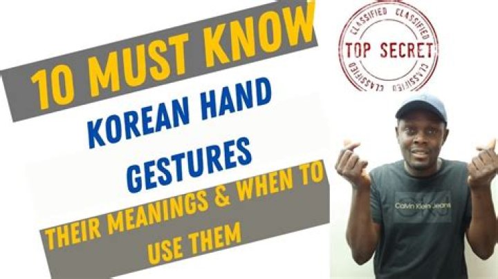 Why do Koreans beg with rubbing hands?