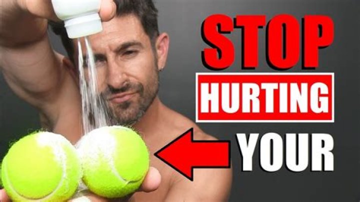 Why do my balls stick to my leg?