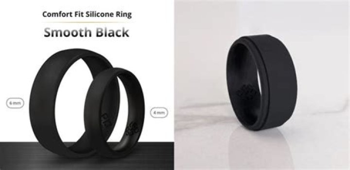 Why do people wear black silicone rings?